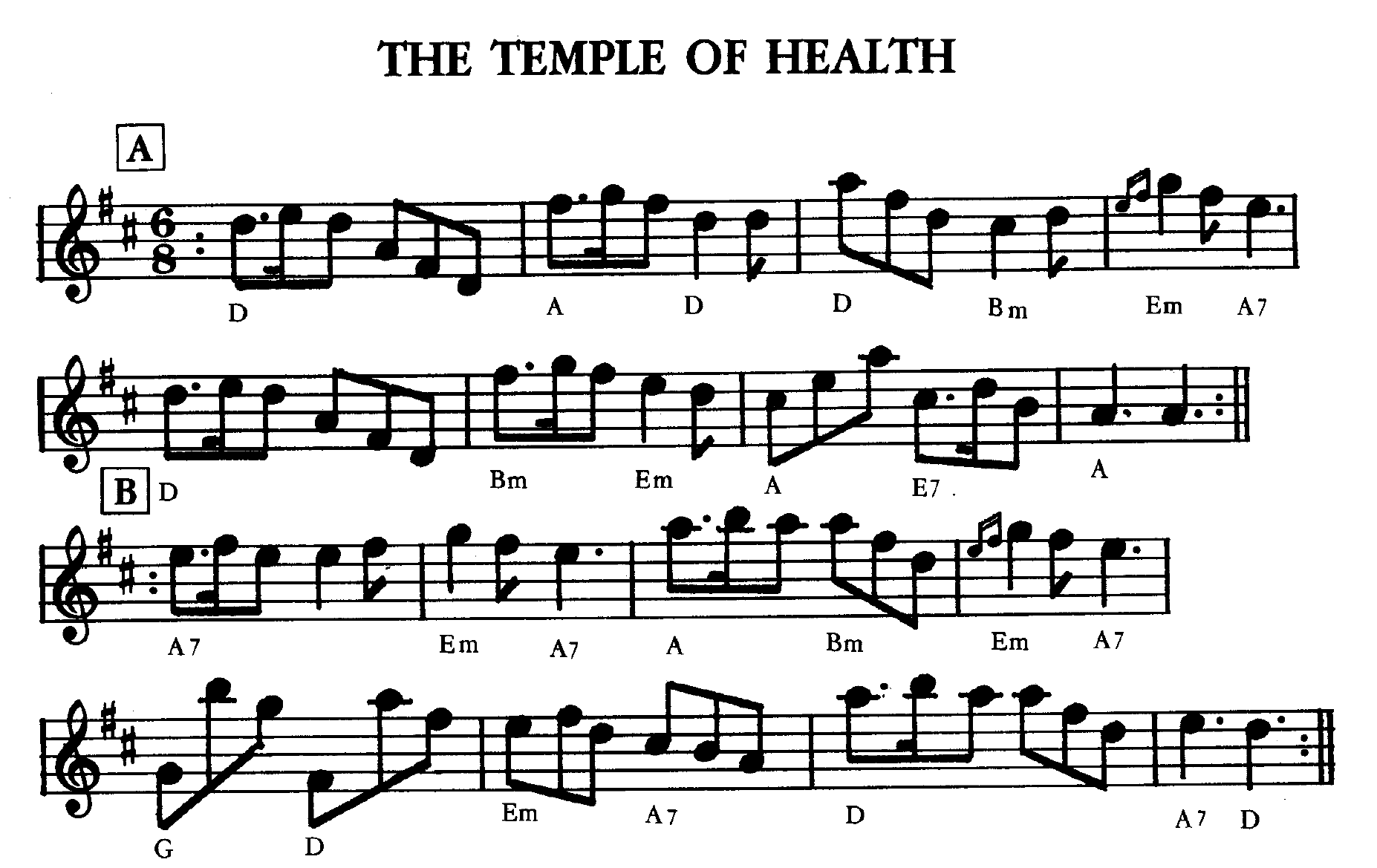 Temple Of Health, The (music)